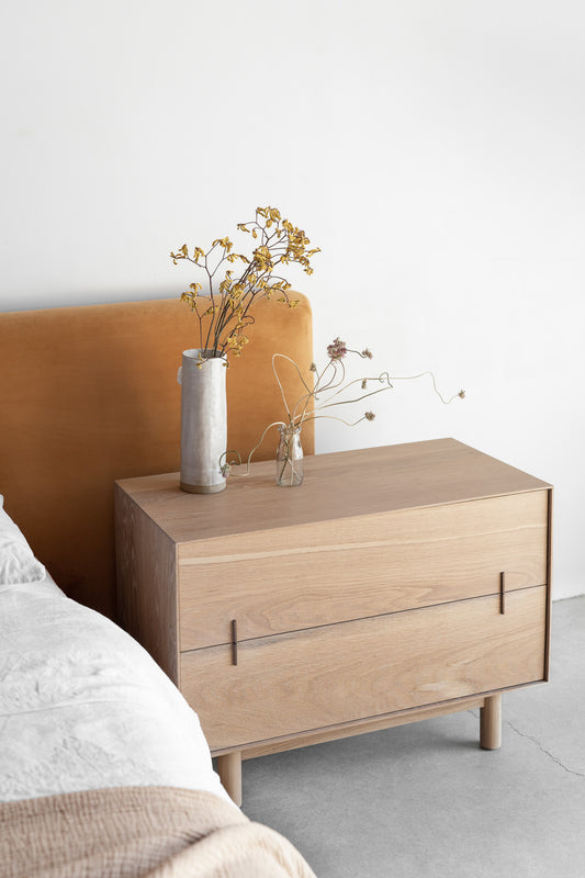 Nima nightstand - all wood nightstand 