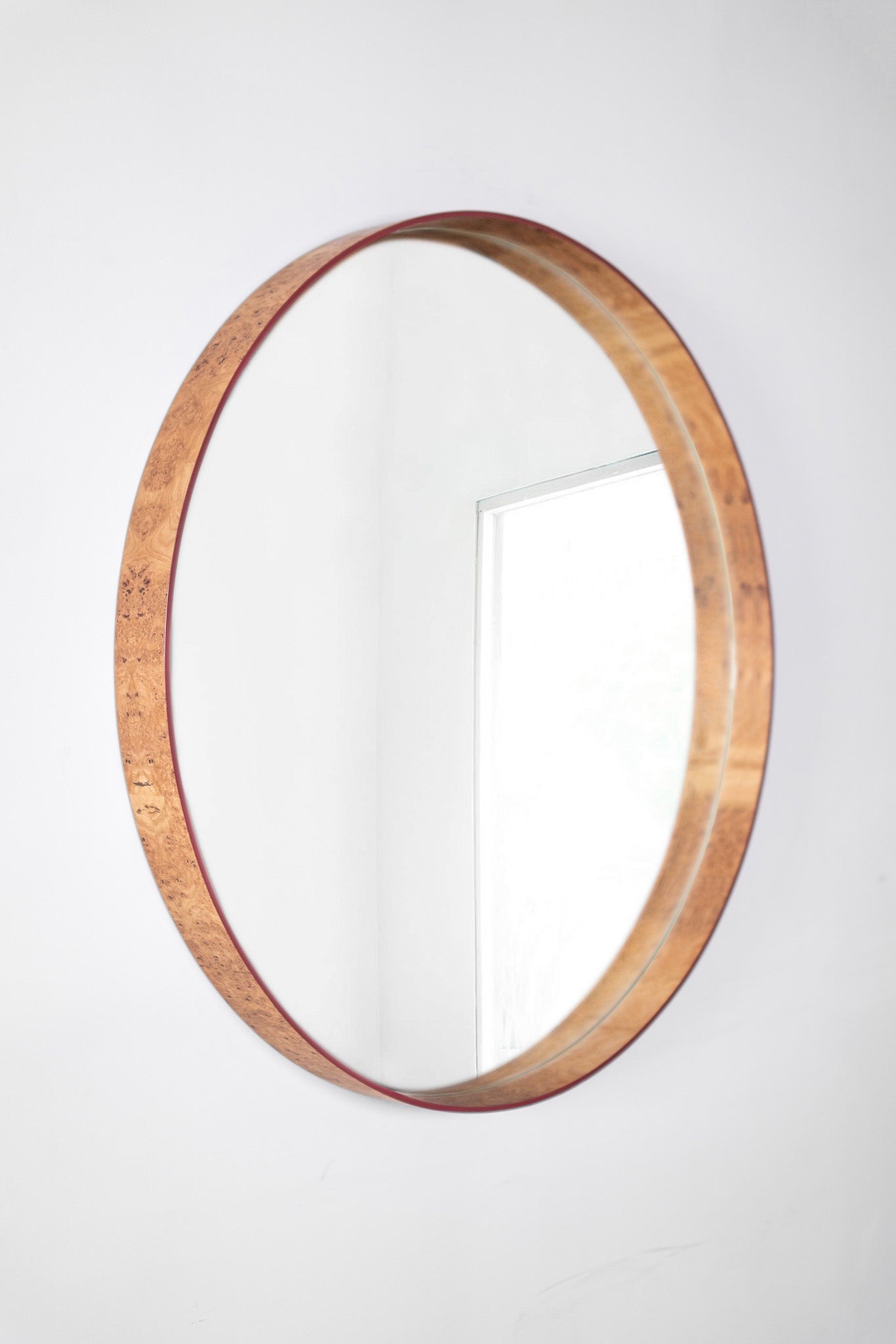 Solano Mirror - white oak burl