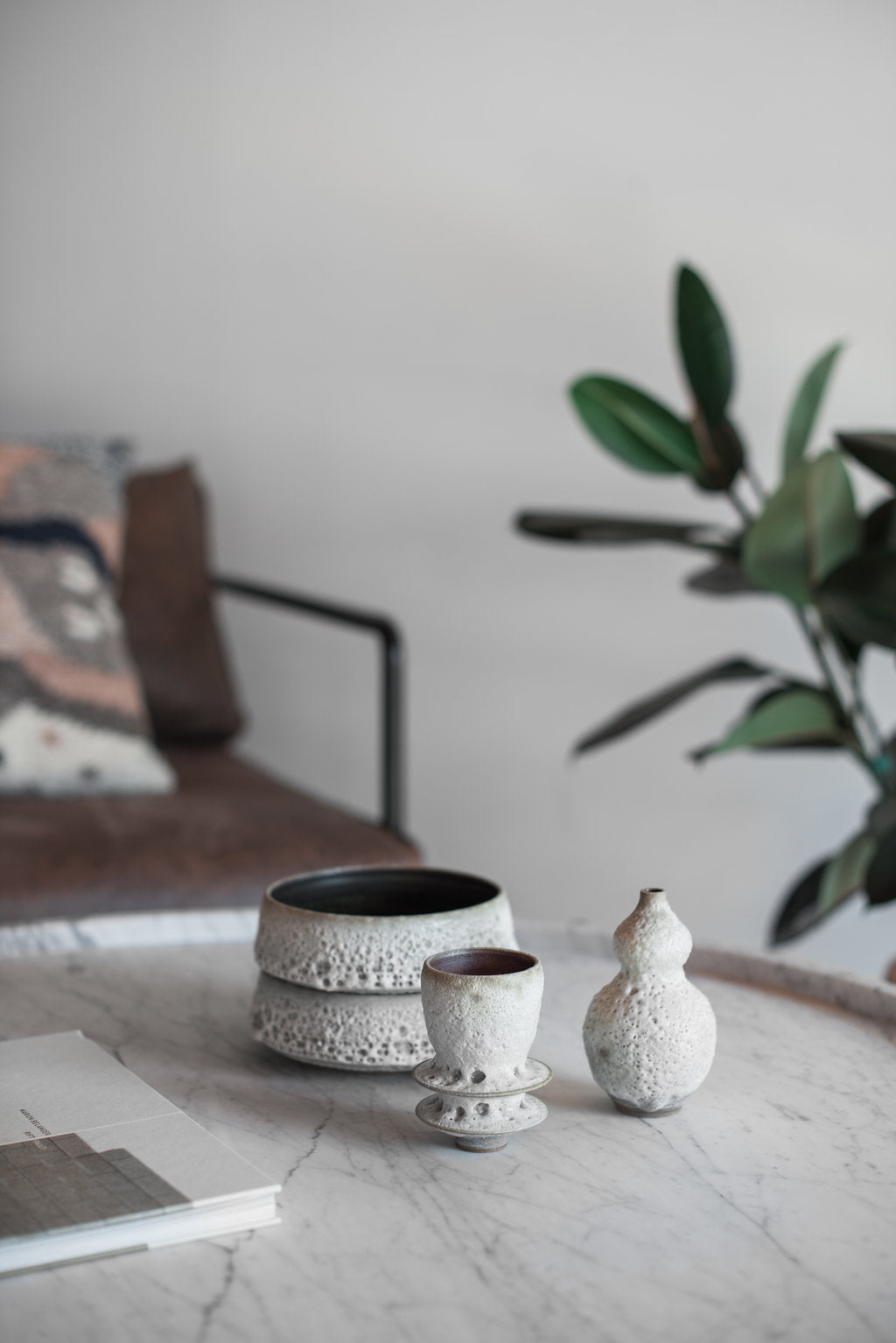 Marquina Coffee Table in Carrara