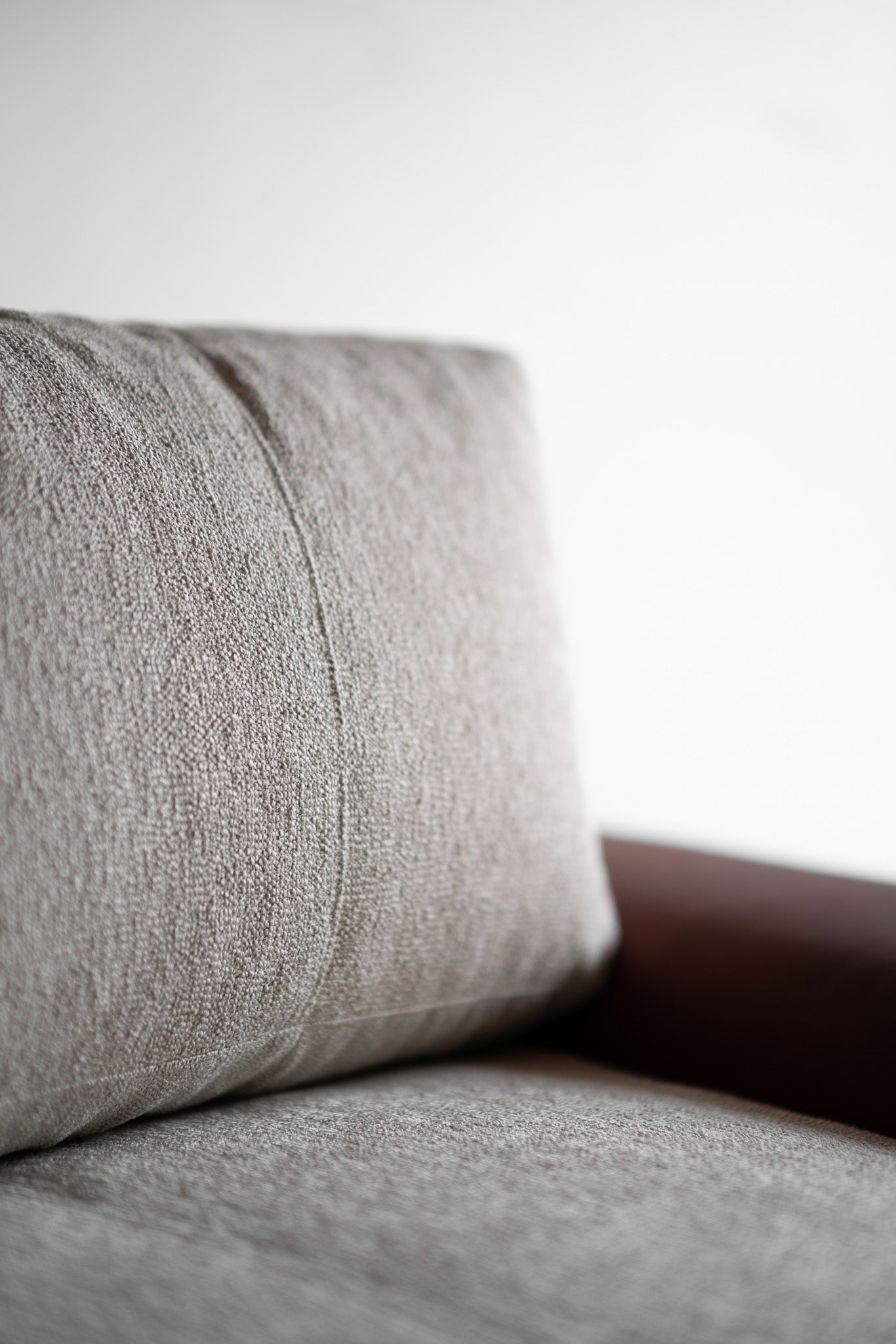 Close up shot of Sofa pillow 