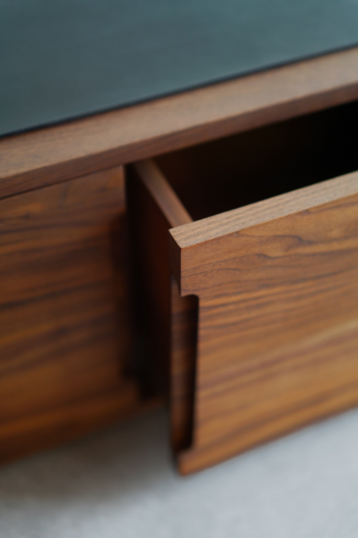 Carter storage cabinet - open drawer close up 