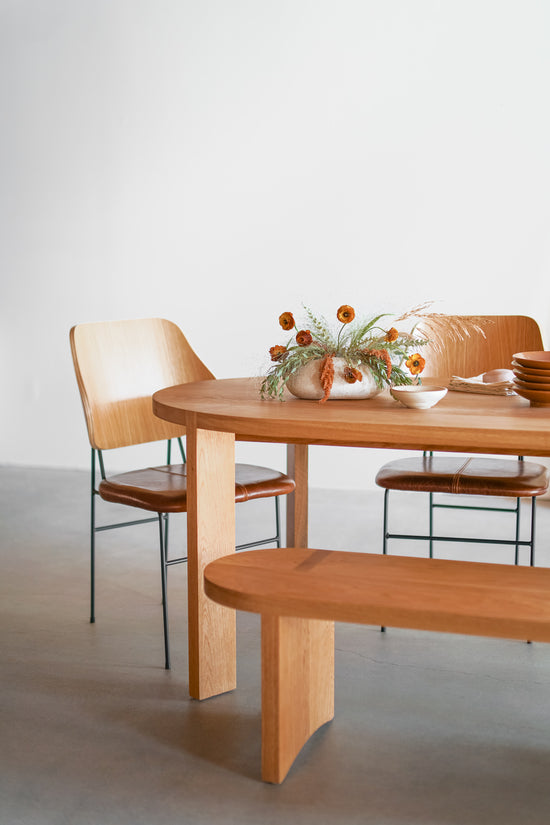 Morro dining table styled 
