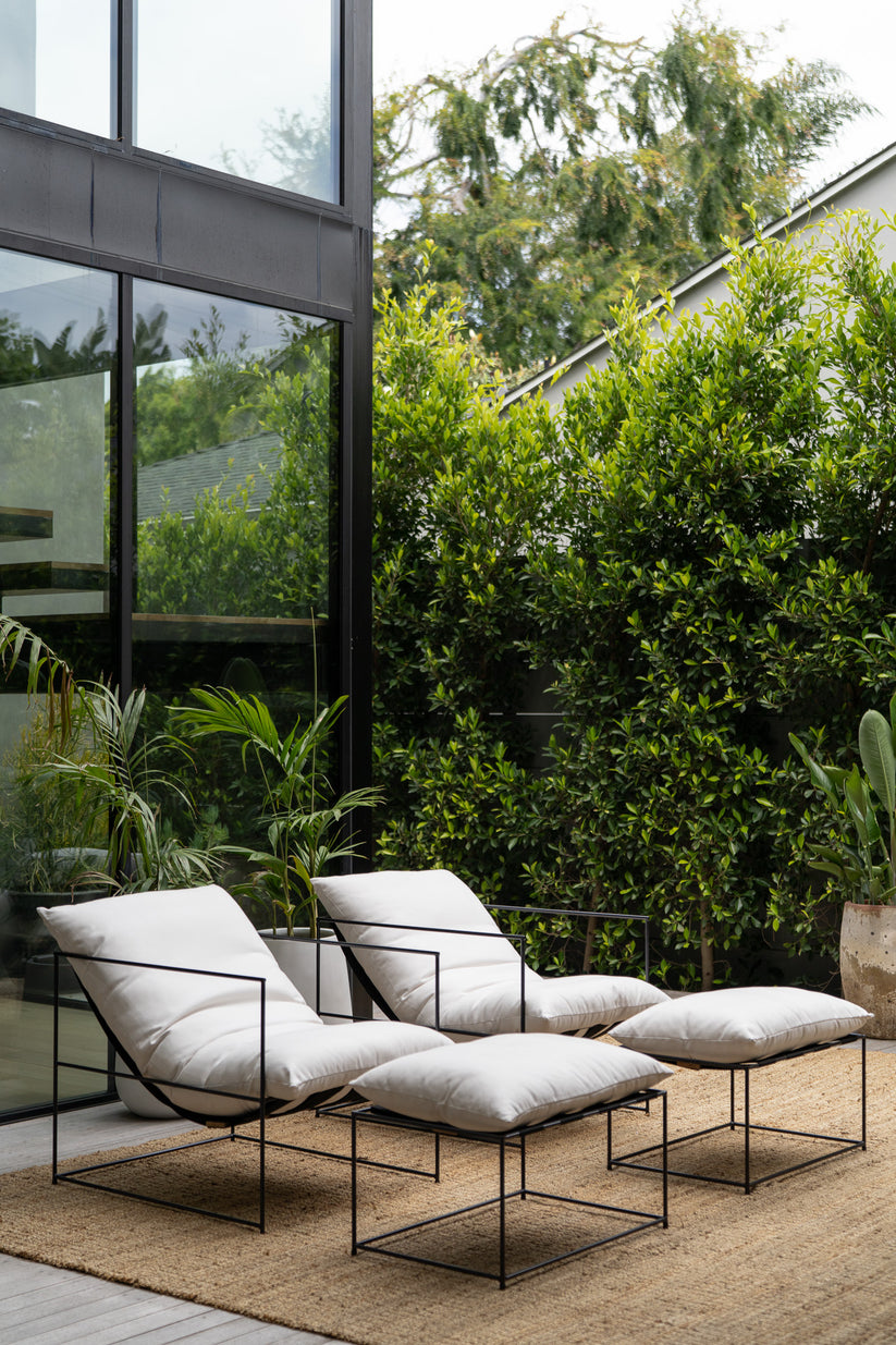 Outdoor Sierra Ottoman - Croft House Design Studio - LA, California ...