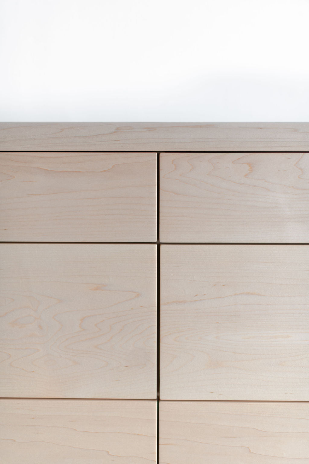 close up of bleached maple wood 