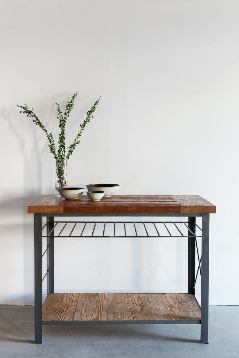 Railcar Kitchen Island - Croft House Design Studio - LA, California ...