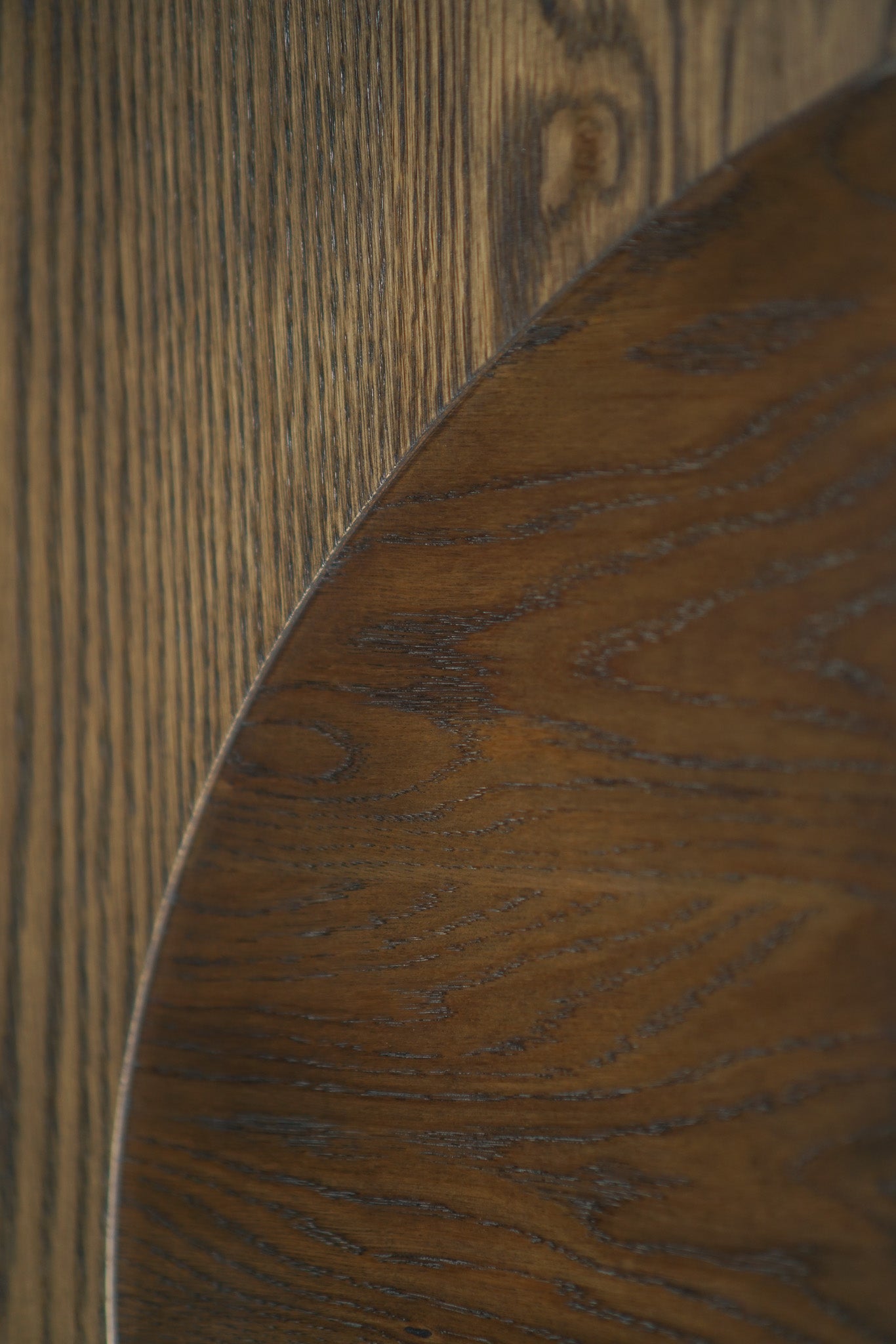 Flores credenza- close up on wood 