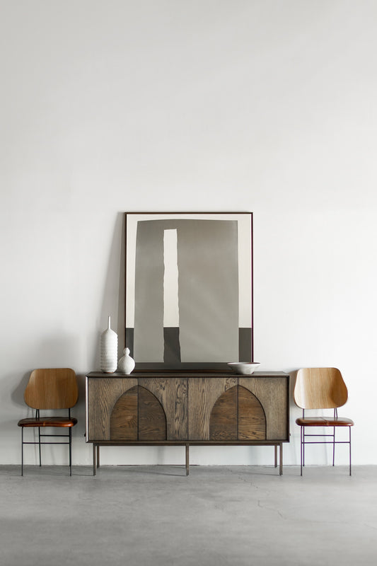 Flores Credenza - full shot, styled 