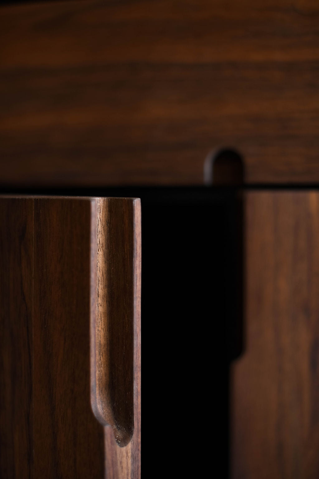 Kings nightstand - steel casing with wood door and drawer