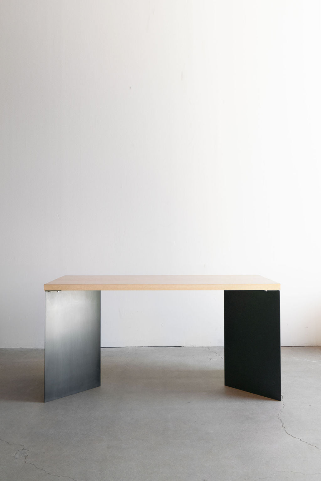 Sierra desk - steel legs and wood top