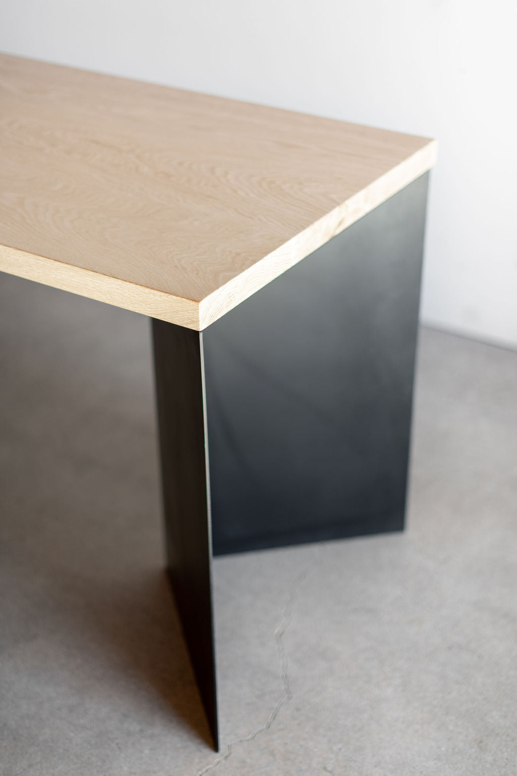 Sierra desk - steel legs and wood top