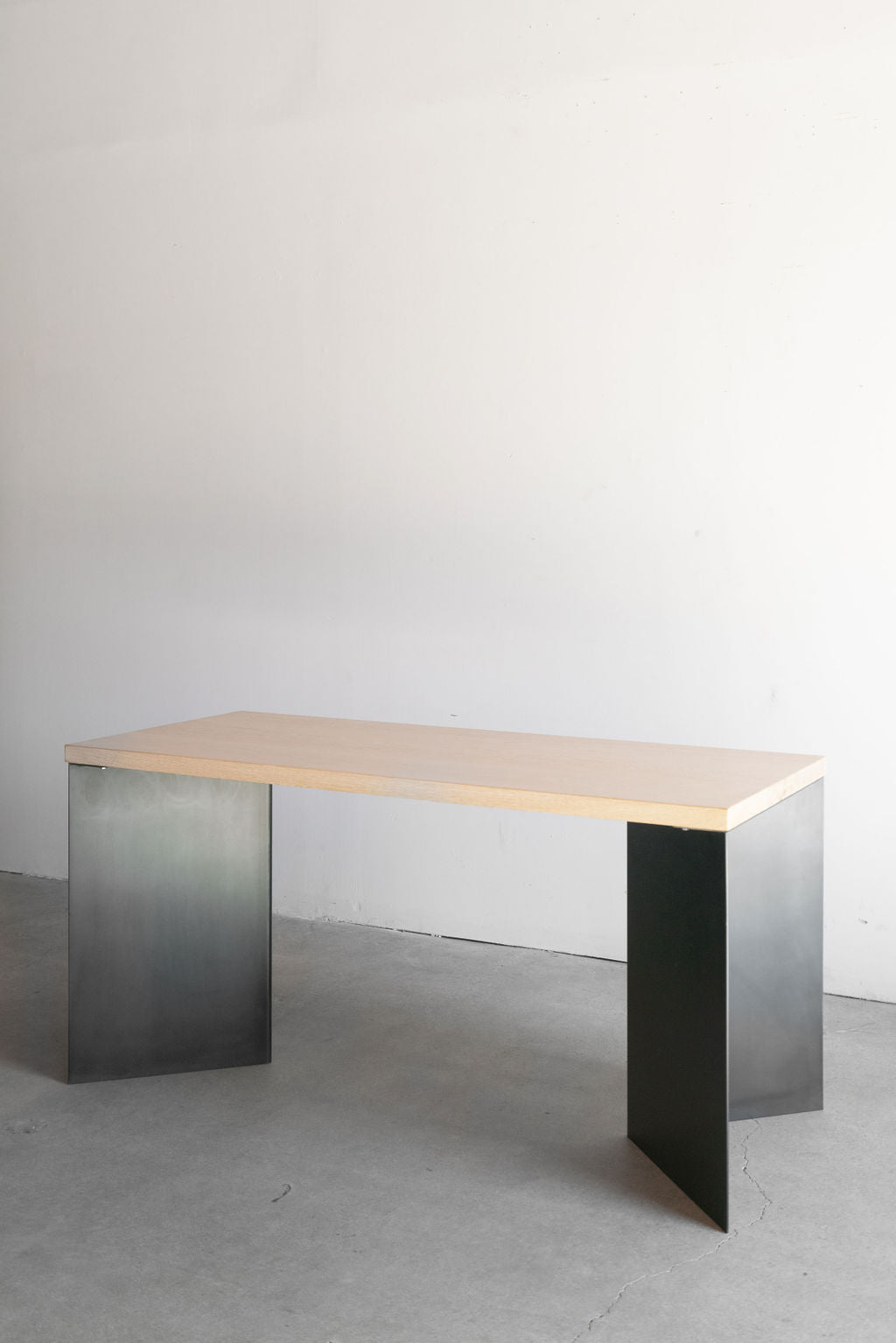 Sierra desk - steel legs and wood top